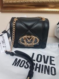 Borsa Love Moschino nera trapuntata nuova