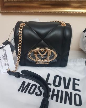 Borsa Love Moschino nera trapuntata nuova