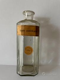 Bottiglia antica da farmacia militare "Etere"