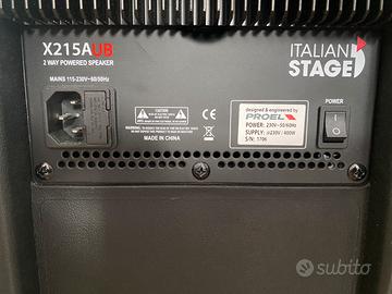 Cassa 800 watt di potenza