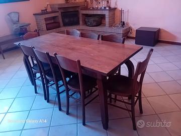 tavolo con 6 sedie