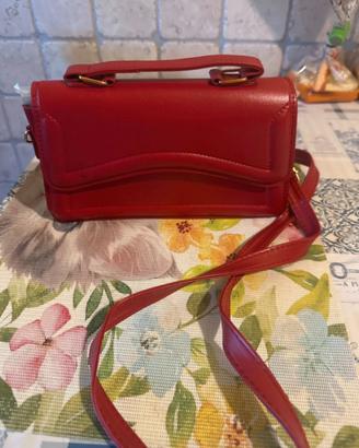 Borsa da donna rossa Nuova