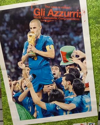 poster gommato Italia Campoone del mondo 2006