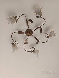 lampadario più plafoniera 