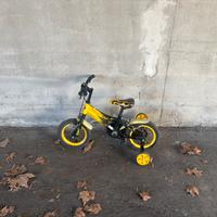 Bici bambino 12/14” con rotelle – pronta all’uso