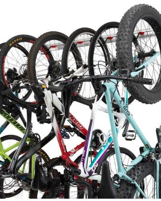Supporto da parete fino a 6 biciclette 180KG 167cm