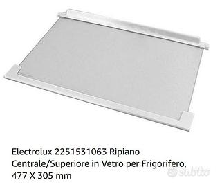 RIPIANO FRIGO ELECTROLUX 477X305 in vetro