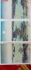 6 cartoline originali di Giappone hokusai 