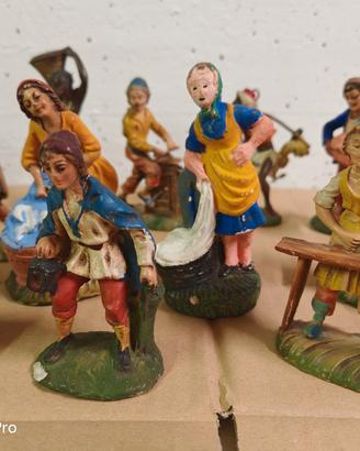 statuine presepe vintage