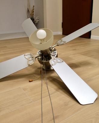 Ventialore da soffitto con vortice e luce