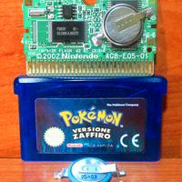 Pokemon Zaffiro Originale Nintendo Batteria Nuova