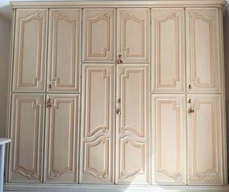 Armadio guardaroba L320 P60 H270 legno classico