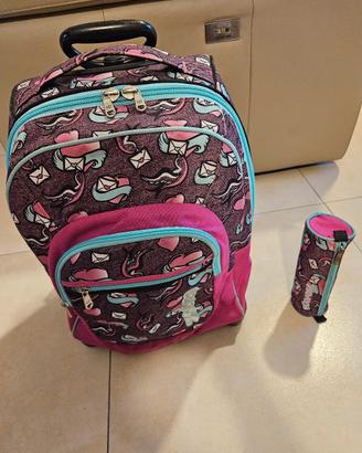 zaino trolley seven con astuccio