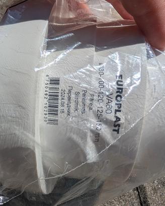 europlast Ø 80, 100, 120, 125, 150 mm, connettore