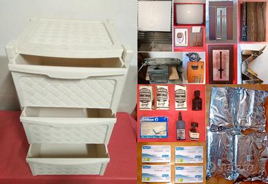 Cassettiera in pvc nuova, e altro per ufficio