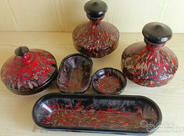 set da cucina in vetro 