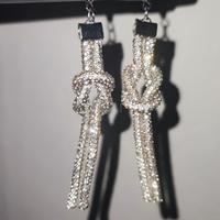 orecchini pendenti strass 