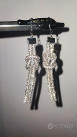 orecchini pendenti strass 