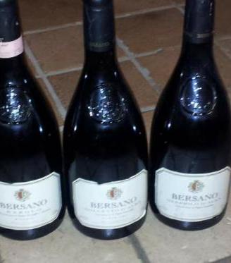 3 bottiglie di vino Bersano