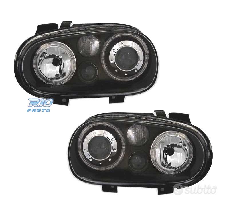 Subito - RICAMBI DIECI - FARI VOLKSWAGEN VW GOLF 4 ANGEL EYES R32 FONDO ...