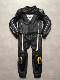 Dainese tuta moto Assen 2pz traforata nera tg.50