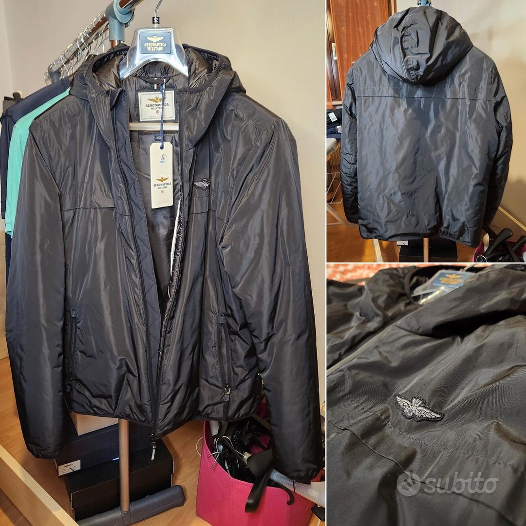Giubbino imbottito cappuccio Aereonautica Militare Abbigliamento