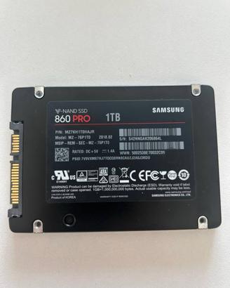 SSD Samsung Pro 860 V Nand 1TB – Buono stato