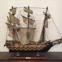 Veliero spagnolo assemblato a mano