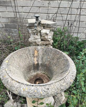 base a forma di vaso per fontanella 