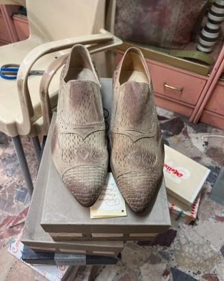 Scarpa elegante senza lacci artigianale