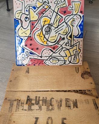 Salvador Dalí - Piastrella "La Chitarra"