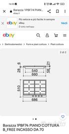 piano cottura a gas barazza