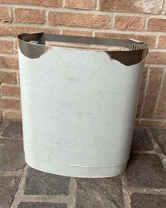 Copertura tubo cappa cucina in acciaio satinato