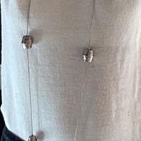 Collana con Perle/Barattoli in metallo - vintage