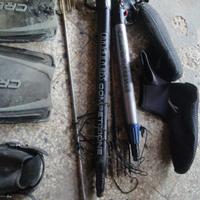 fucili da sub pinne é scarpe 