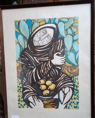 Giuseppe Migneco litografia