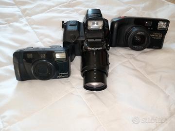 Lotto 3 macchine fotografiche 