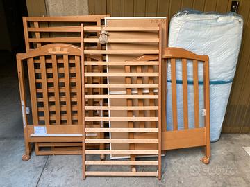 Lettino per bambini neonati in legno MIBB Tender