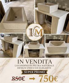LAVABO IN PIETRA NATURALE
