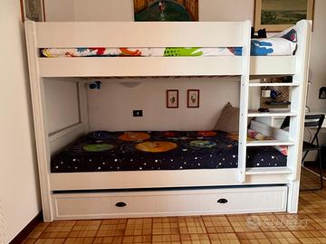 Letto a castello tre posti "Maisons Du Monde"