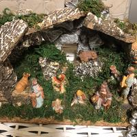 Capannina per presepe più cima piu catena