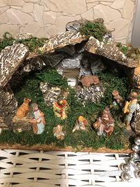 Capannina per presepe più cima piu catena