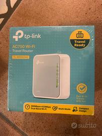 Travel router TP LINK ac 750 wifi NUOVO
