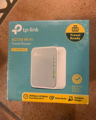 Travel router TP LINK ac 750 wifi NUOVO