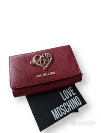 Portafoglio Love Moschino Bordeaux