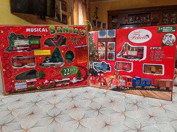Trenini di Natale a batteria