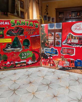Trenini di Natale a batteria