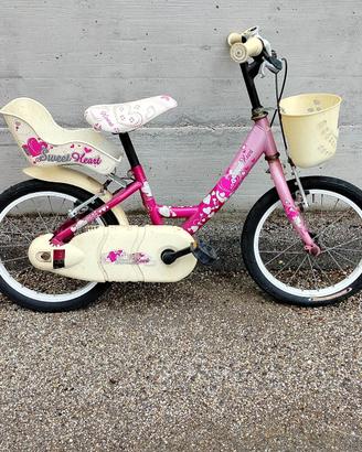 bici bimba "sweetheart" ruote da 16"