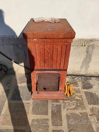 stufa fumisteria forlivese in terracotta 