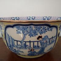 VASO CINESE FAMILLE JAUNE DINASTIA QING